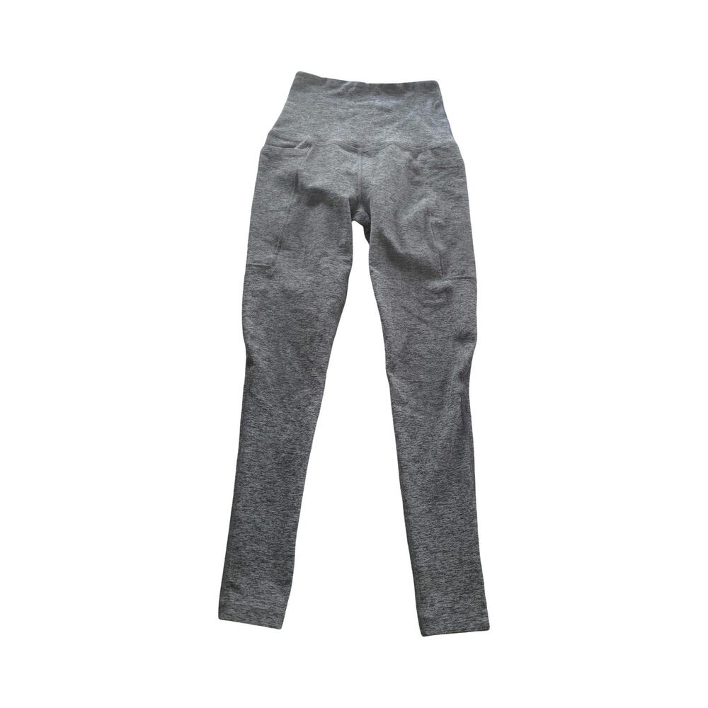 Beyond Yoga Gray Spacedye Leggings Size: XXS